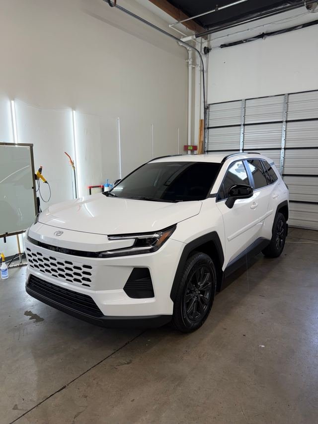 White Toyota RAV4 with Phantom Tint
