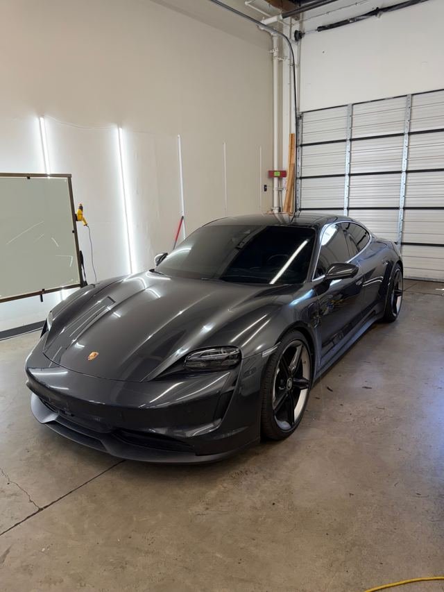 Porsche Taycan with Phantom Tint