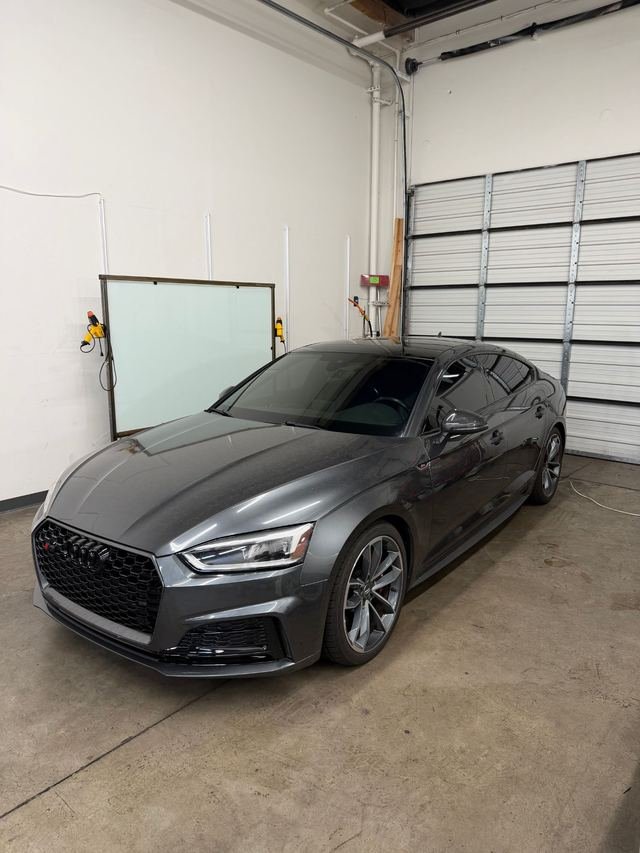 Gray Audi S5 Sportback with Phantom Tint